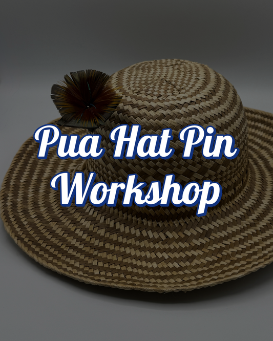 Pua Hat Pin Workshop